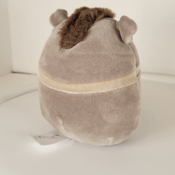 Squishmallows Ronnie Cow Plush 5" Brown Fuzzy Hair Kellytoy Jazwares With Tag - Picture 7 of 11